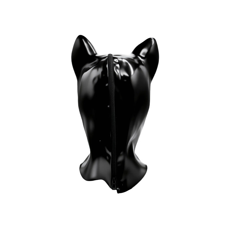 face shield  Latex dog headgear