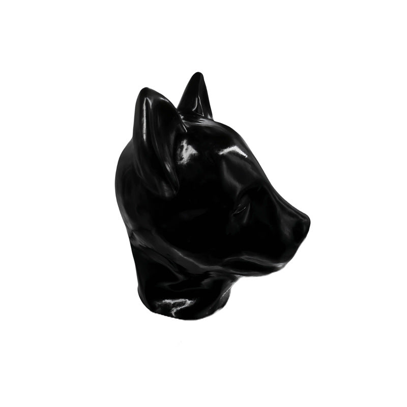 face shield  Latex dog headgear