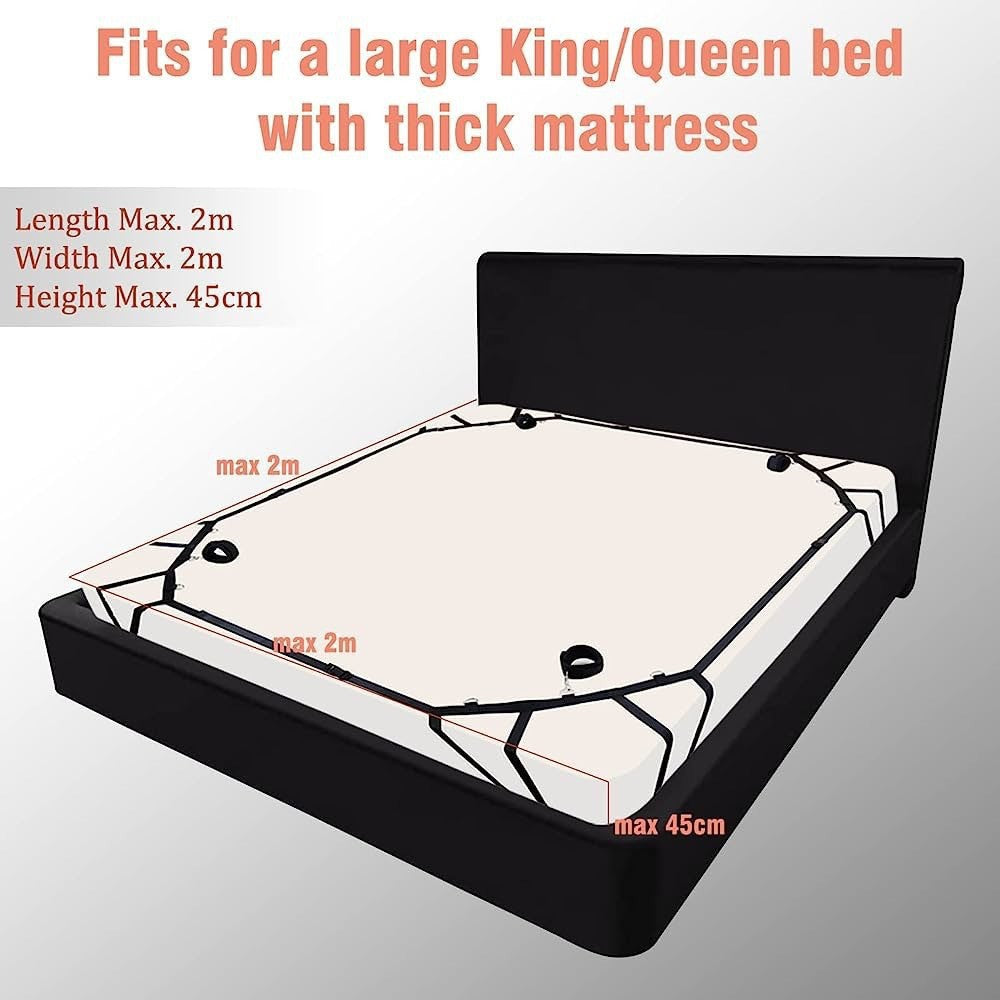 Fetish Wear BDSM Four corner reinforced bed tie